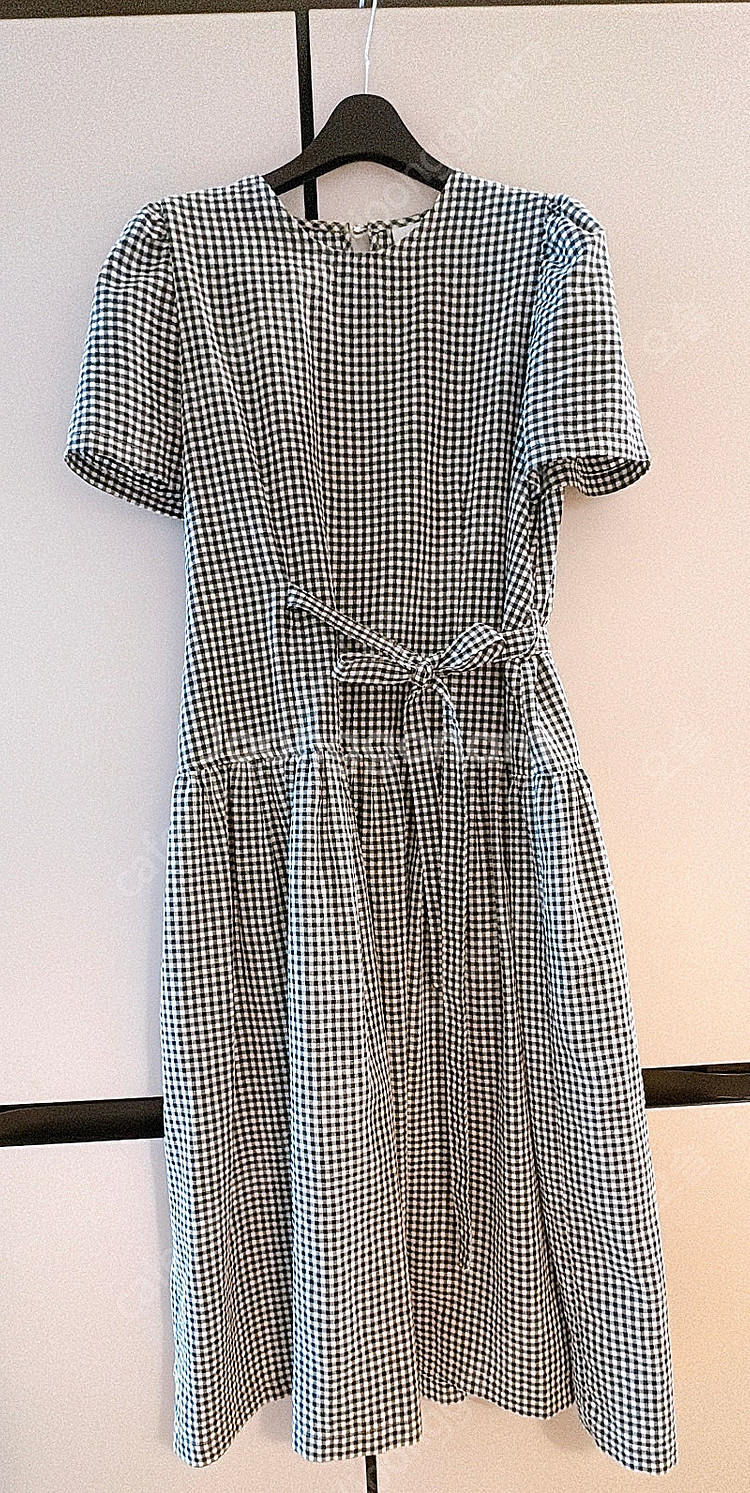 폴앤앨리스 체크 원피스--3