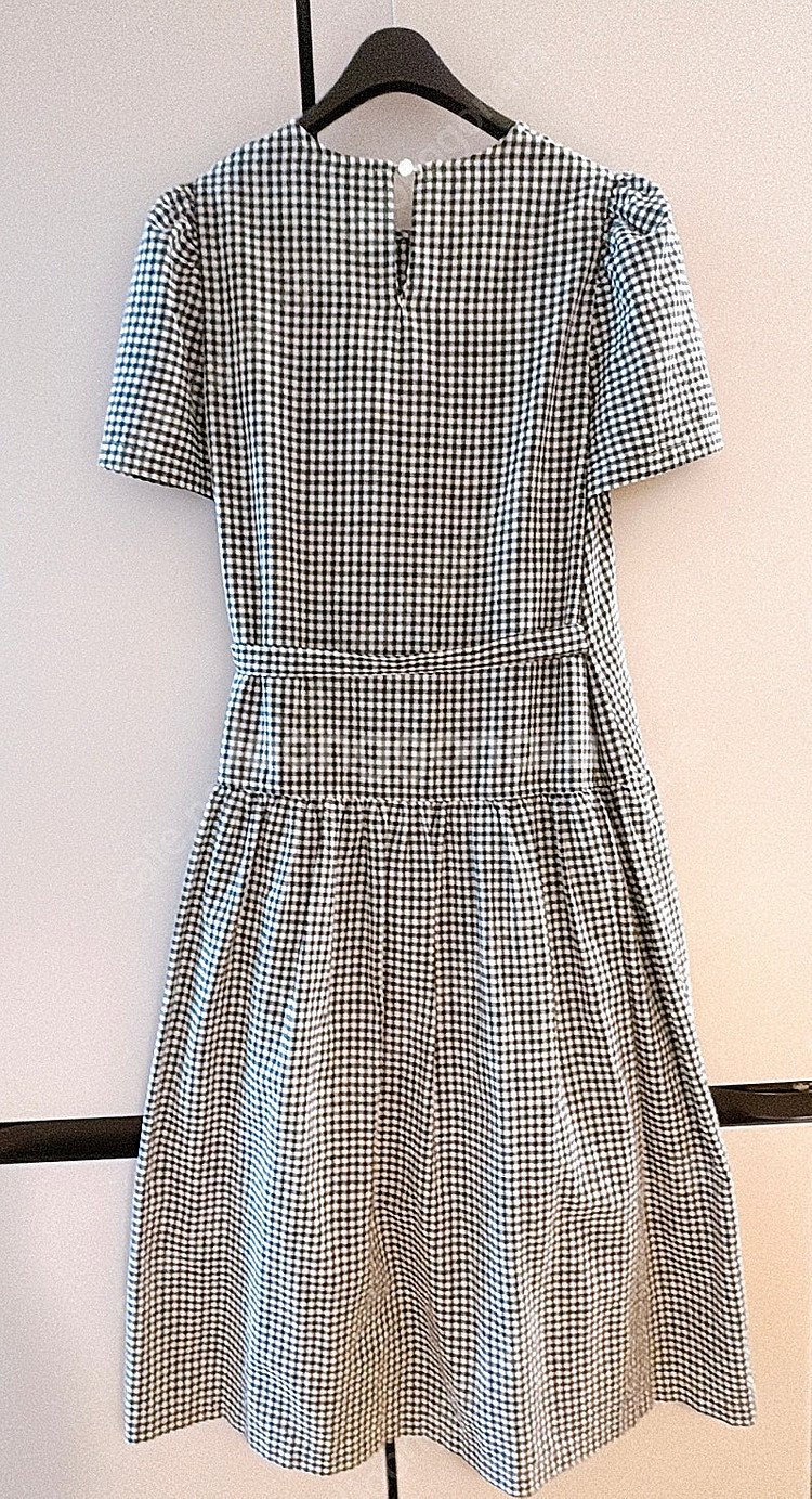 폴앤앨리스 체크 원피스--4