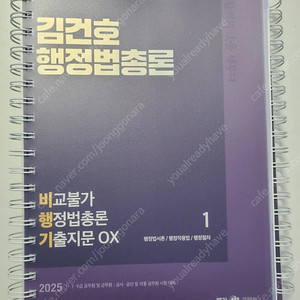 2025 김건호 행정법 비행기 OX