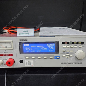 Kikusui TOS-9201 AC/DC/IR (절연저항) 내전압 시험 장비 A급 판매