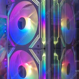 짭 리안리팬 x5개 upsiren uf-14 prism4 pro 140mm 정방향 화이트