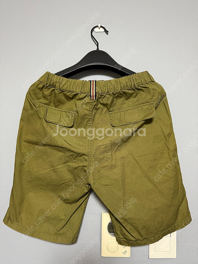 닥스 키즈 아동 반바지 카키색 면바지--1