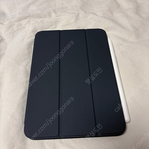 아이패드 미니 7세대 (A17 Pro) 128GB Wi-Fi 스페이스 그레이 + 애플 펜슬 프로 + 정품 폴리오 + 슈피겐 종이질감 강화유리 필름
