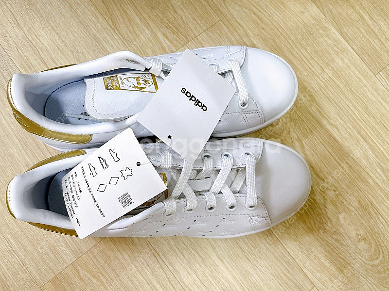 [새상품] Adidas 아디다스 스탠스미스 골드 매장판--1