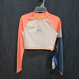 르꼬끄 여성 리버시블 양면 크롭 래쉬가드 85, S 새상품 052303