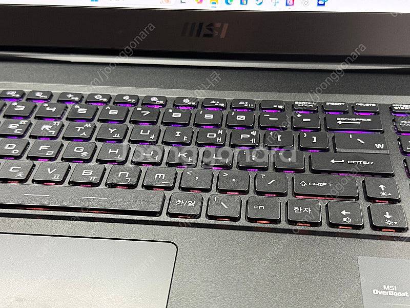 MSI Alpha17 (알파17) 풀박스 팝니다--2