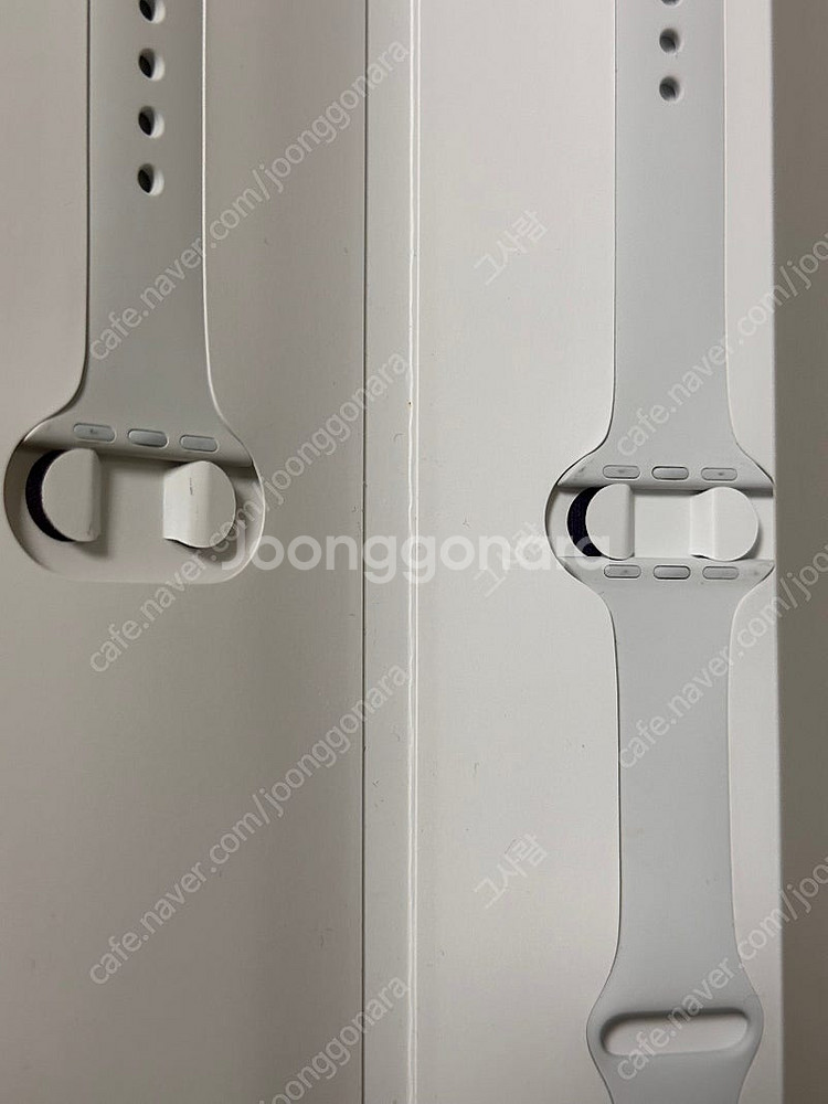 애플 정품 애플워치 스트랩 화이트 스포츠밴드 40mm--1