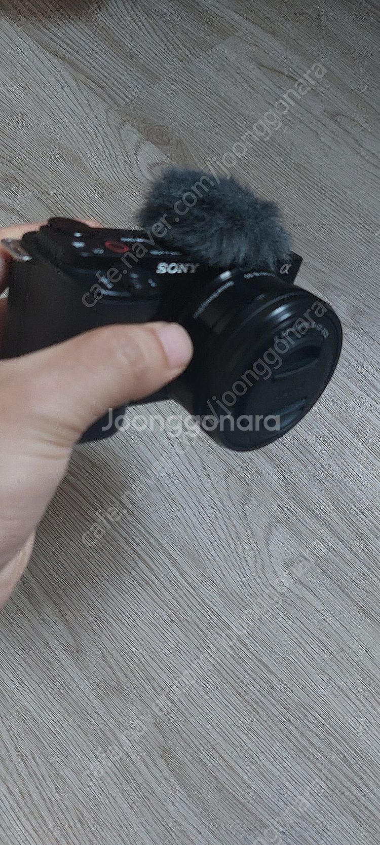sony zv-e10 +번들렌즈+슈팅그립+윈드스크린 블...--3
