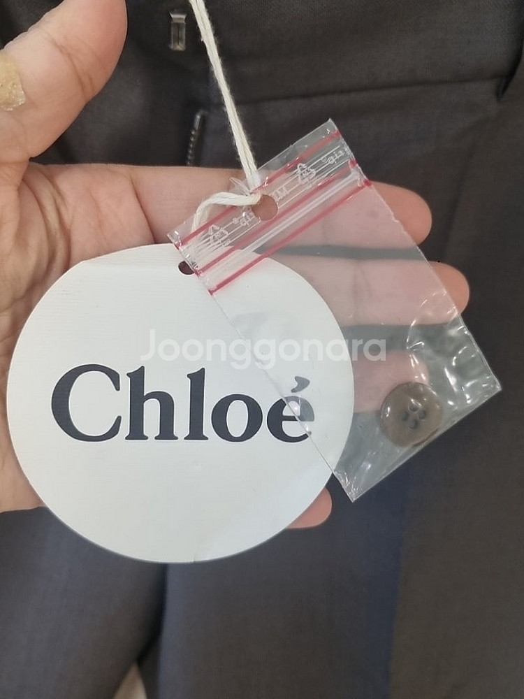 CHLOE 끌로에 모헤어 바지 새상품--5