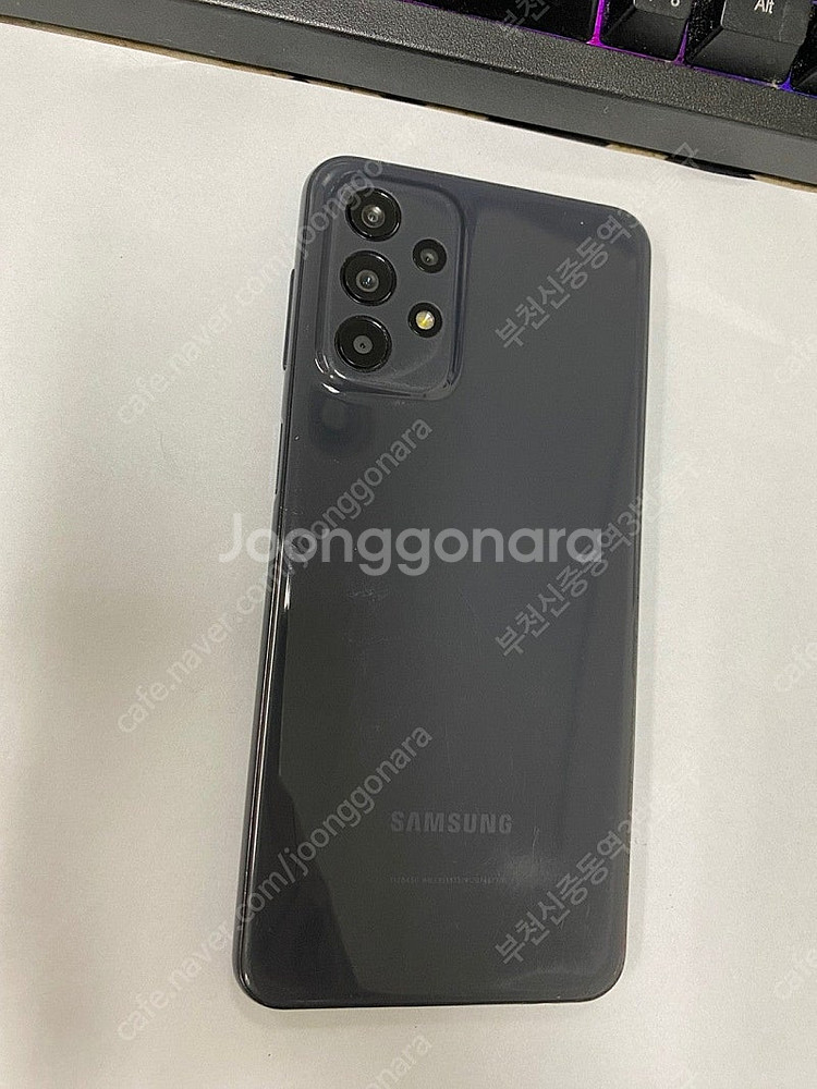 203607 SK 갤럭시A23 블랙 외관깔끔 128GB 무잔상 11.5만 부천 업무폰 자녀폰 효도폰 추천--0