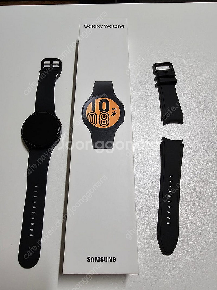 삼성 갤럭시 워치4 44mm 블루투스 블랙 풀박스 판매...--0