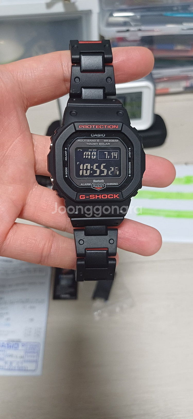 지샥 터프솔라겸 블루투스 GW-B5600HR-1DR 카...--6