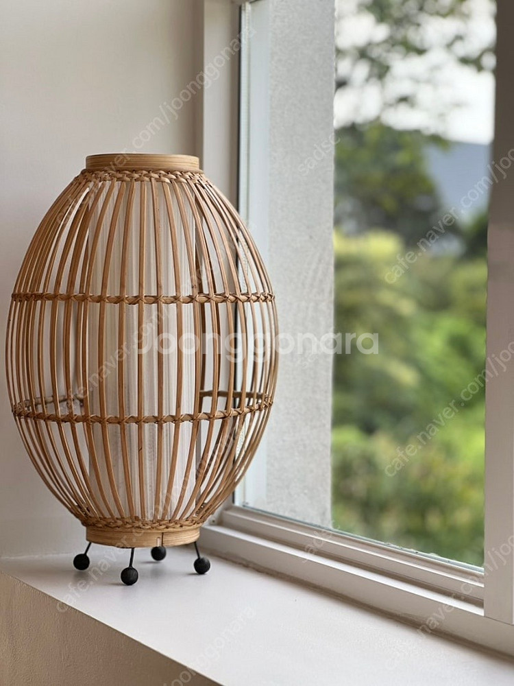 엔알세라믹스 NRceramics 라탄 뱀부 스탠드 조명--1