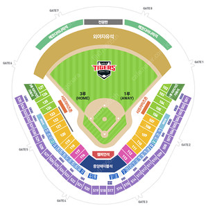 7월 23일 (수) 기아 vs LG 경기 3루 EV507 메디힐테이블석 2연석 정가 양도합니다.