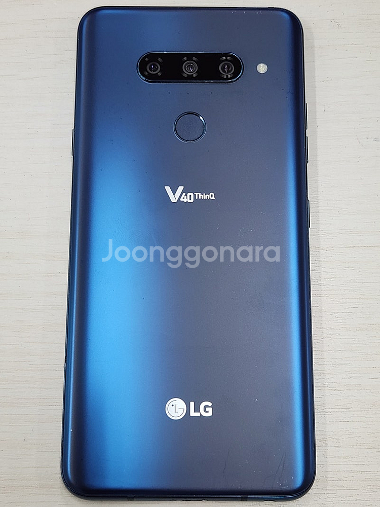 LG V40 블루색상 128용량 상태좋은 무잔상 단말기...--2