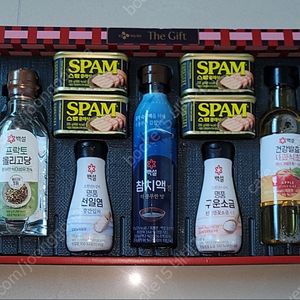 선물세트-특별한 선택 A호(카놀라유.올리고당.요리유.참치액.소금2개.사과식초.스팸4개)판매 택포