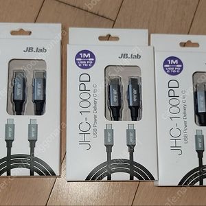 c타입 충전케이블 JHC-100P JB,lab.1m 3개 판매 택포
