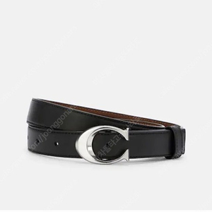 코치 시그니처 버클 여성용 벨트 금장, 은장 COACH Signature Buckle Belt 25mm