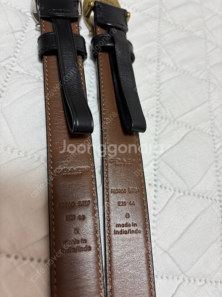 코치 시그니처 버클 여성용 벨트 금장, 은장 COACH...--2