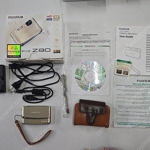 빈티지카메라 후지필름 FINEPIX Z80 골드 풀박스 + 케이스