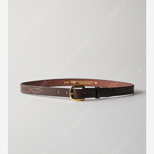 얼바닉 스티치 패턴 벨트(브라운)새상품 판매합니다