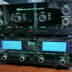 매킨토시 MC7150 C36 파워앰프 프리앰프 세트 McIntosh 하이파이 오디오