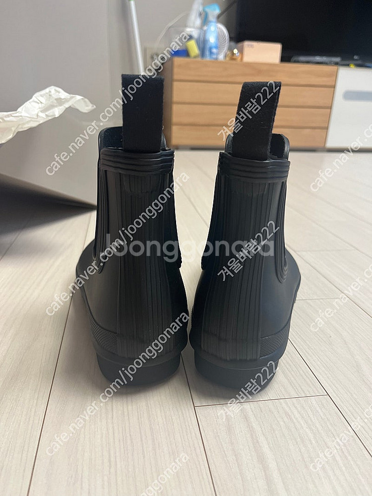 (새상품) 헌터 우먼스 오리지널 첼시 레인부츠 숏 블랙...--4