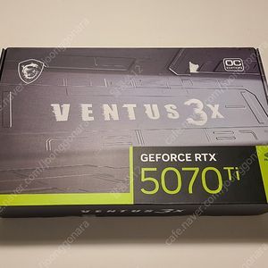 MSI 지포스 RTX 5070 Ti VENTUS 3X