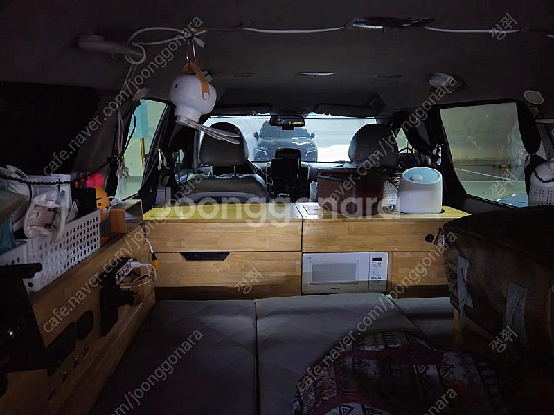 그랜드카니발 12년식 수동 2인승 캠핑카 개조 차량 판...--8