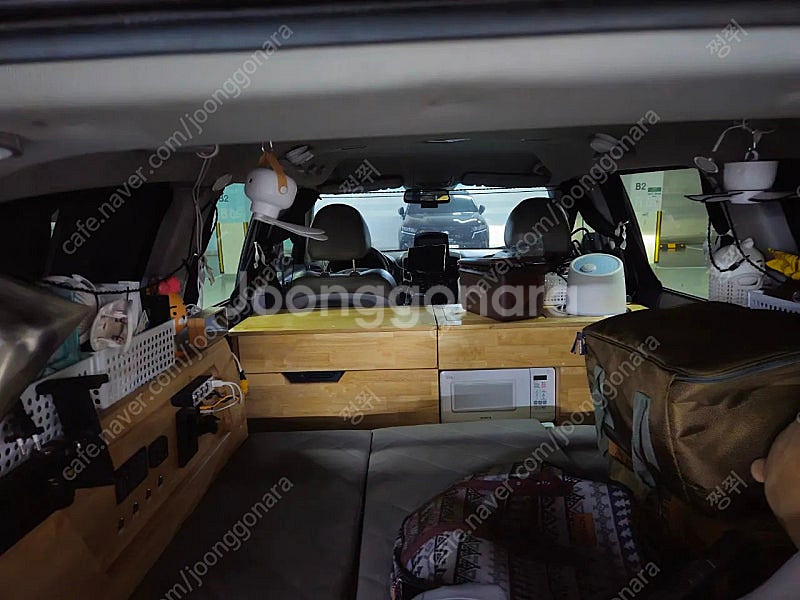 그랜드카니발 12년식 수동 2인승 캠핑카 개조 차량 판...--9