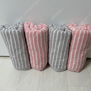 송월 선염타올 수건 4장 150g 40*80cm