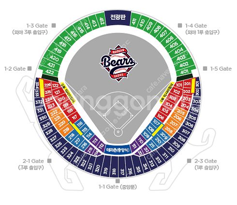 7.23(수) 두산 vs 한화 3루 네이비석 4연석--0