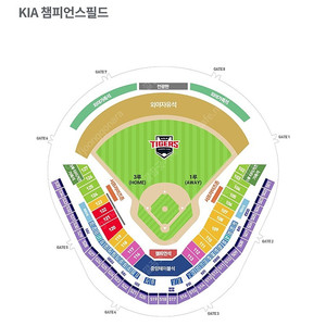 7/23 기아타이거즈 LG트윈스 3루 k8 4연석 양도