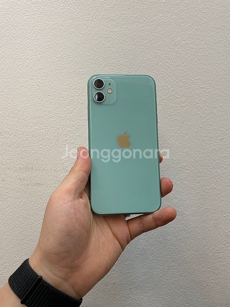 아이폰11 그린 64GB 배터리89% 상태좋은 중고24...--0