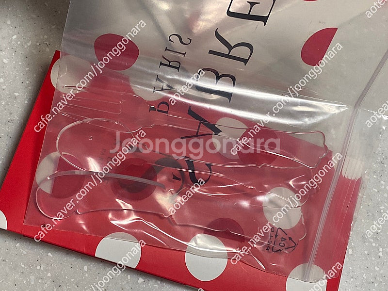 새상품] 사브르 빈티지 디너세트 누드핑크 + 투명 디저...--5