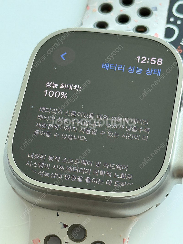 자급제 애플워치울트라2 티타늄, 알파인루프--4