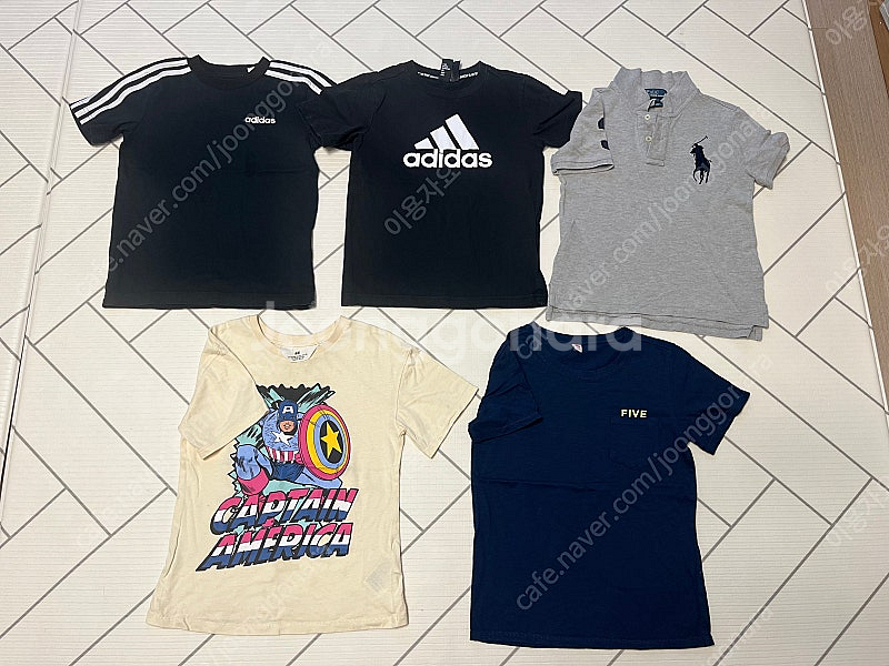 남아 120 130 일괄 택포 (아디다스 폴로 외)--0