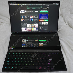 ASUS 고사양 듀얼 모니터 게이밍 노트북 GX650RS-LB043W