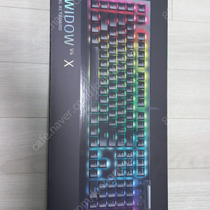 레이저 블랙위도우V4 X 기계식게이밍 키보드 미개봉