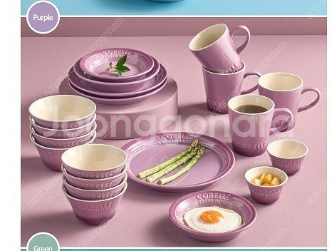 코렐 브리즈스톤 20p 그릇 면기 컵세트 급처하고 밀폐...--4