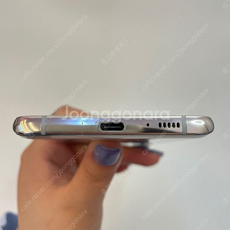 91296(울산중고폰) 갤럭시A90 실버 128GB 판...--4