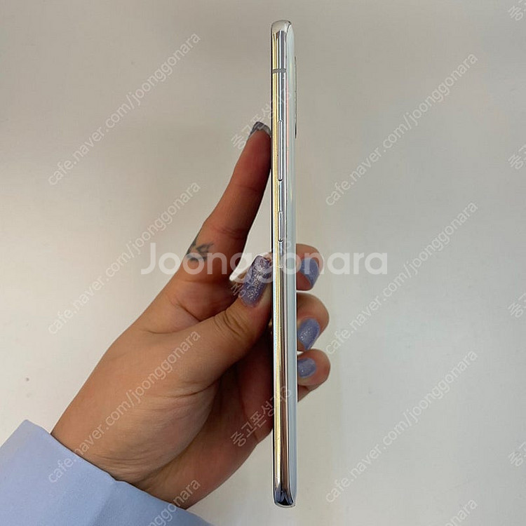 91296(울산중고폰) 갤럭시A90 실버 128GB 판...--6