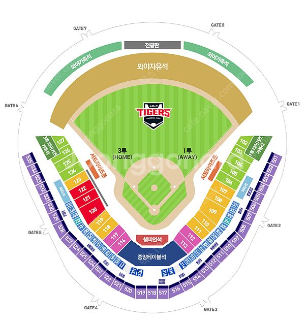 7월 20일 기아 타이거즈 vs NC 3루 타이거즈 가...--1