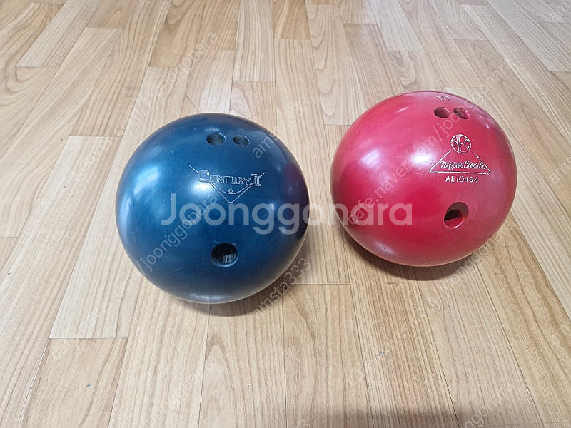 Ebonite, Century II 볼링공 2개 볼링용...--0