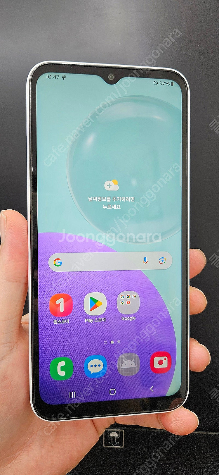 갤럭시점프3 M446 128G 상태굿 화이트 12만 인...--0