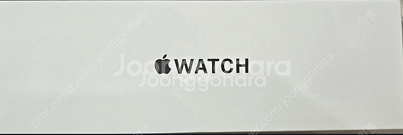 애플워치 SE2 스타라이트,블랙 40MM 미개봉팝니다--0
