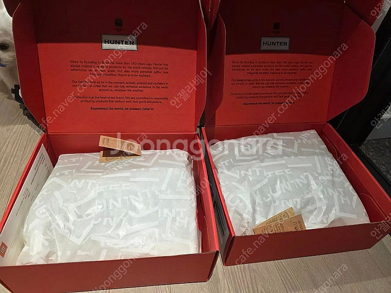헌터부츠 키즈 uk10 블랙 새상품--1