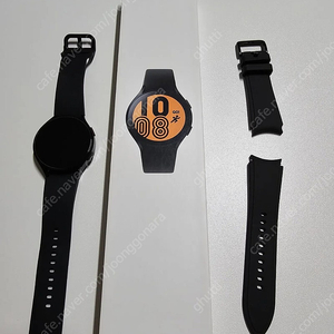 삼성 갤럭시 워치4 44mm 블루투스 블랙 풀박스 판매. 사진有