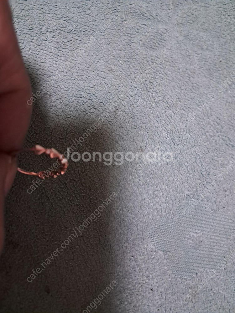 하트 세공 여성 14K 금반지--2