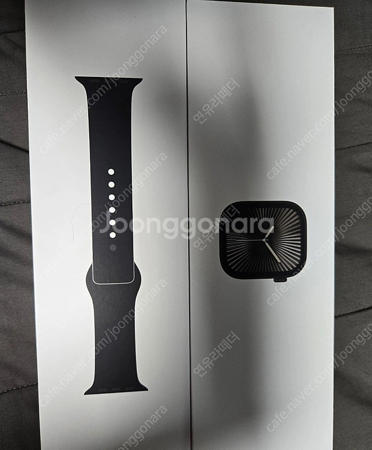 어제 구입한 애플워치10 티타늄 블랙 46mm 단순개봉--0